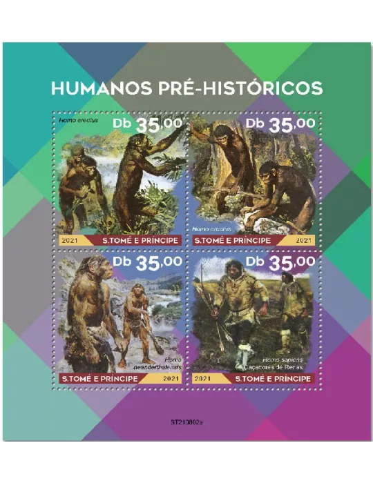 n° 8715/8718 - Timbre SAINT-THOMAS ET PRINCE Poste