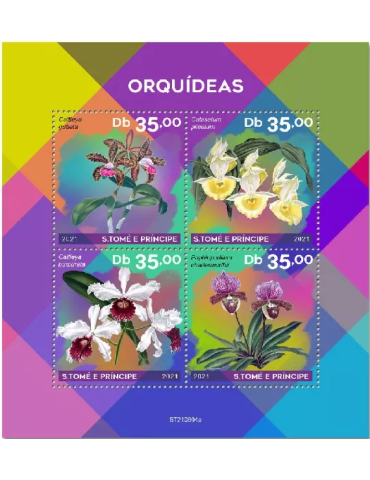 n° 8723/8726 - Timbre SAINT-THOMAS ET PRINCE Poste