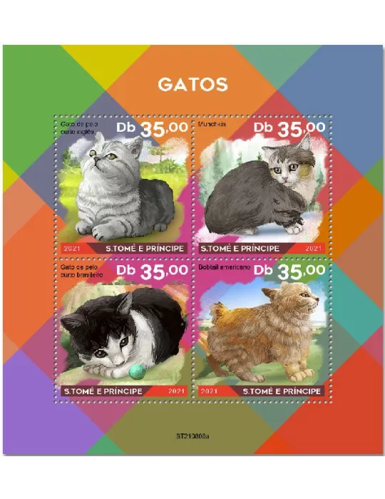 n° 8731/8734 - Timbre SAINT-THOMAS ET PRINCE Poste