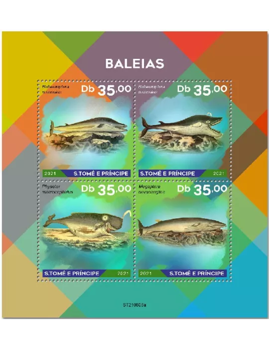 n° 8739/8742 - Timbre SAINT-THOMAS ET PRINCE Poste