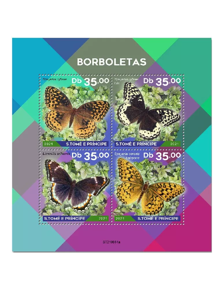 n° 8763/8766 - Timbre SAINT-THOMAS ET PRINCE Poste