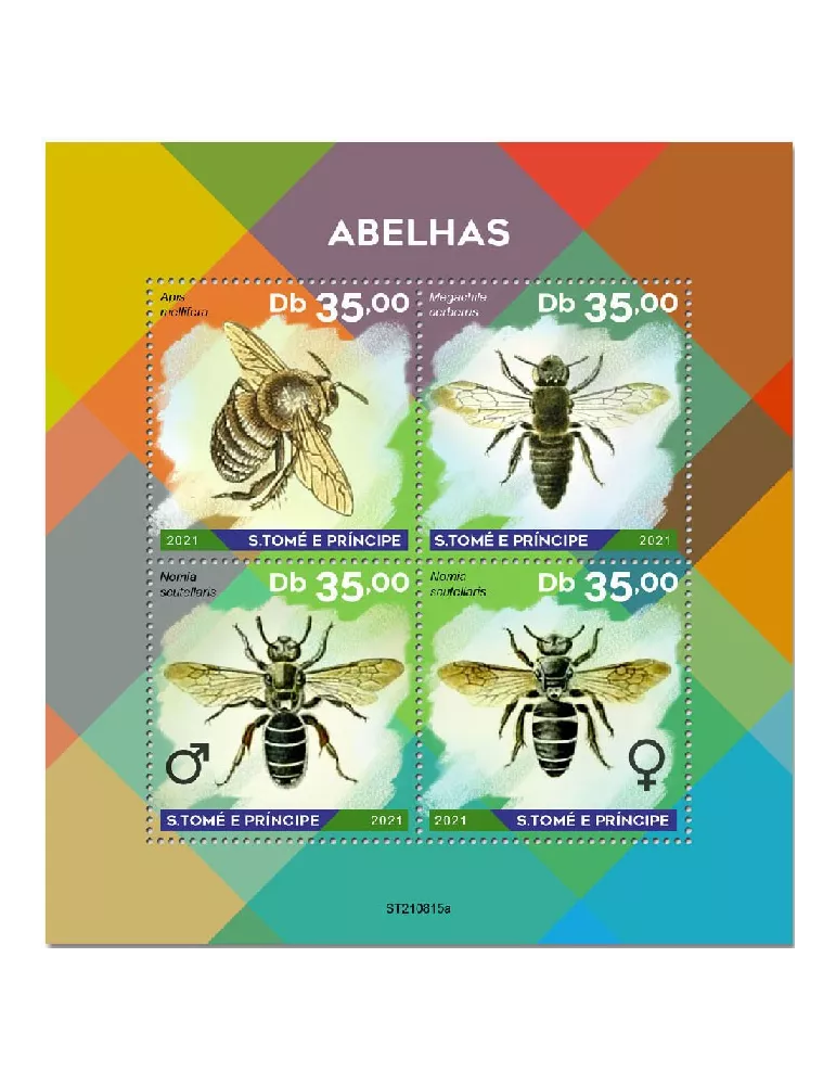 n° 8767/8770 - Timbre SAINT-THOMAS ET PRINCE Poste