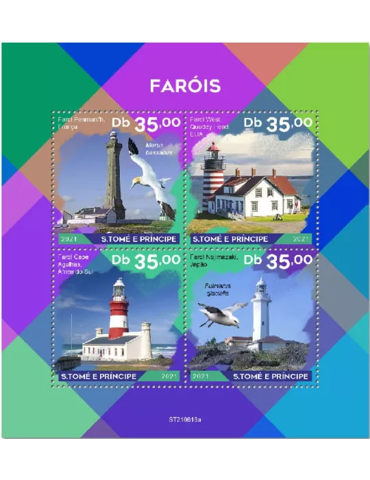 n° 8779/8782 - Timbre SAINT-THOMAS ET PRINCE Poste