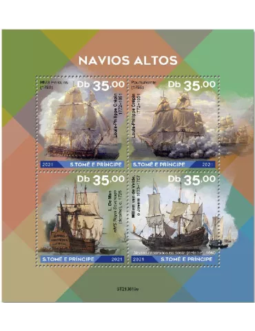 n° 8783/8786 - Timbre SAINT-THOMAS ET PRINCE Poste