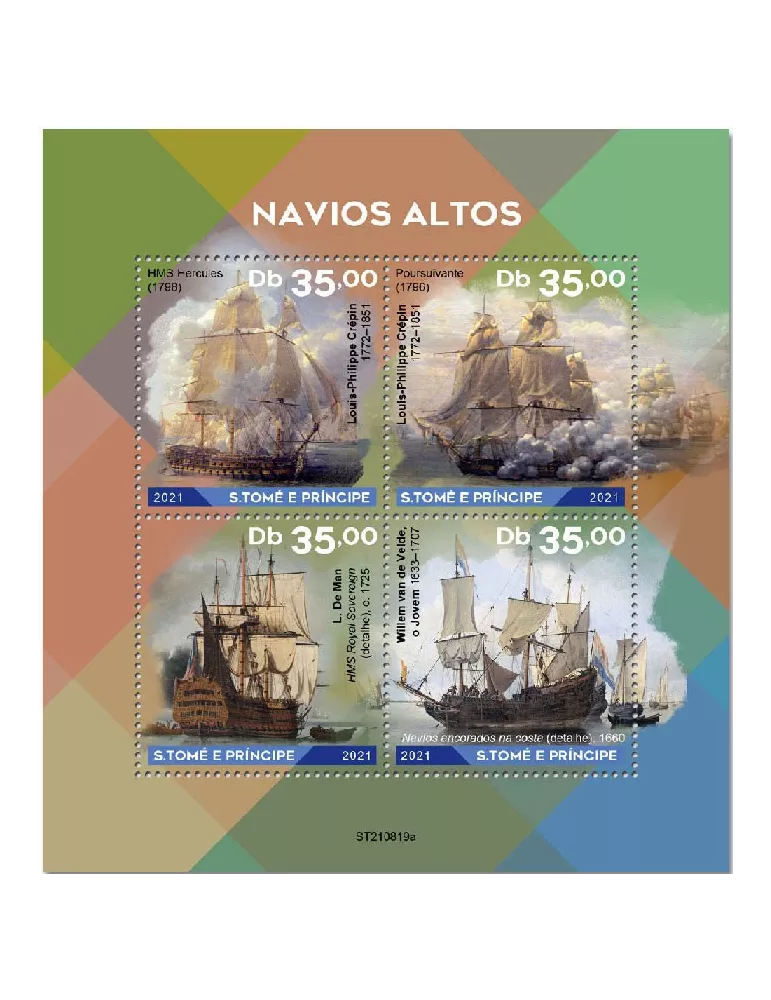 n° 8783/8786 - Timbre SAINT-THOMAS ET PRINCE Poste