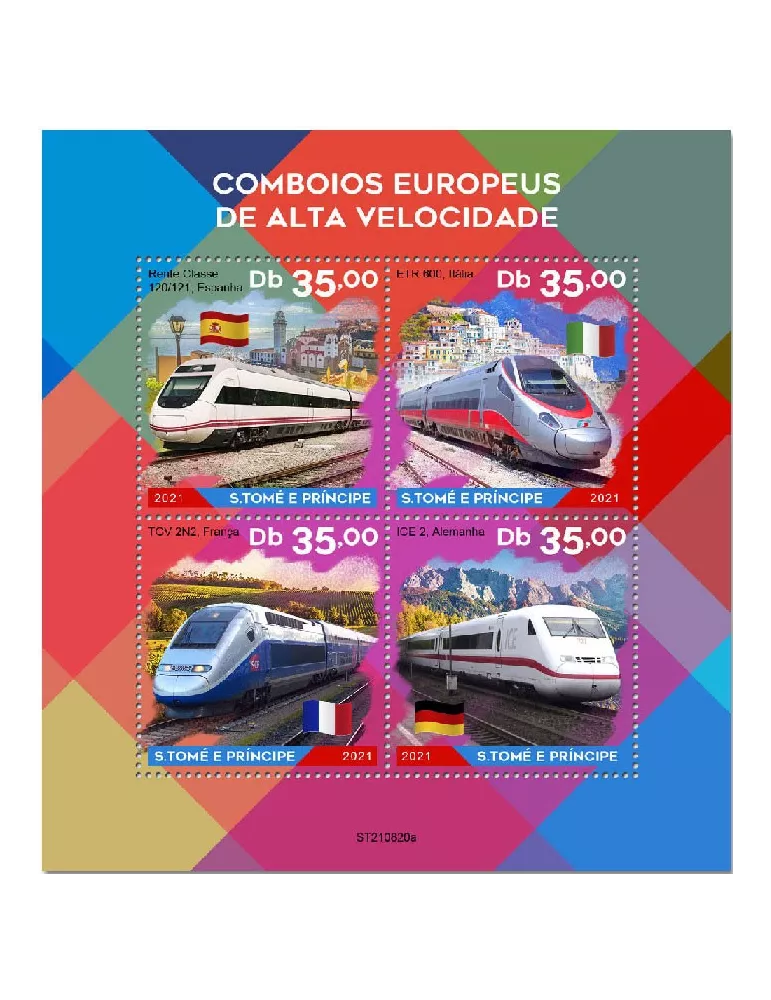 n° 8787/8790 - Timbre SAINT-THOMAS ET PRINCE Poste