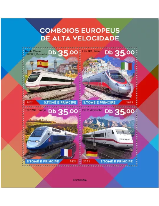 n° 8787/8790 - Timbre SAINT-THOMAS ET PRINCE Poste