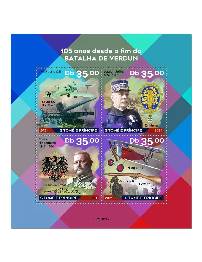 n° 8803/8806 - Timbre SAINT-THOMAS ET PRINCE Poste