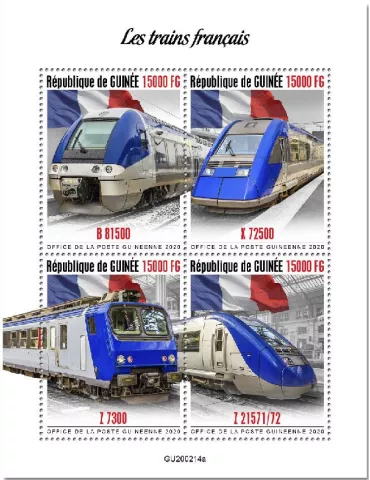 n° 10420/10423 - Timbre GUINEE Poste