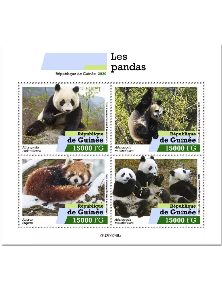 n° 10564/10567 - Timbre GUINEE Poste