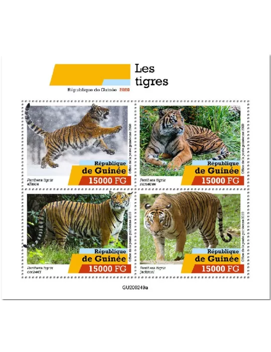 n° 10568/10571 - Timbre GUINEE Poste