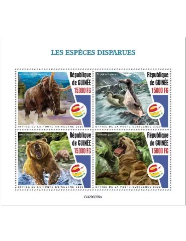 n° 10600/10603 - Timbre GUINEE Poste