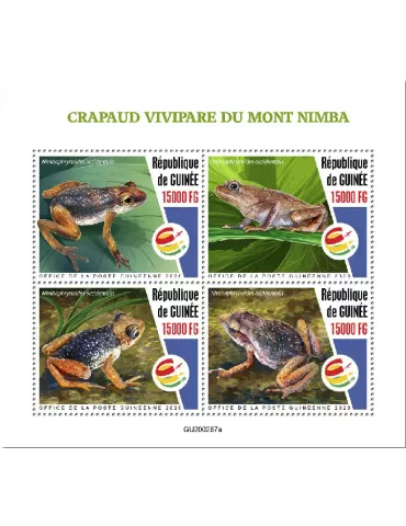 n° 10718/10721 - Timbre GUINEE Poste