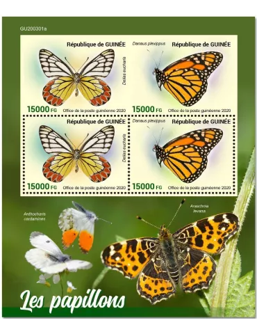 n° 10738/10739 - Timbre GUINEE Poste