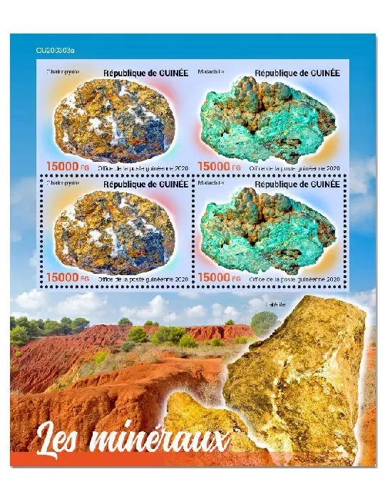 n° 10742/10743 - Timbre GUINEE Poste