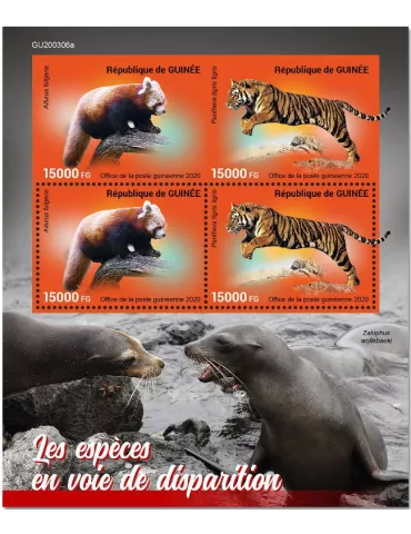 n° 10748/10749 - Timbre GUINEE Poste