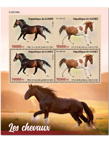 n° 10754/10755 - Timbre GUINEE Poste