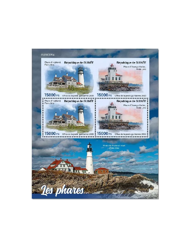 n° 10776/10777 - Timbre GUINEE Poste