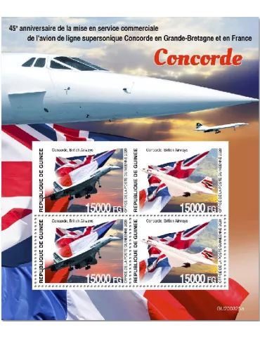 n° 10786/10787 - Timbre GUINEE Poste