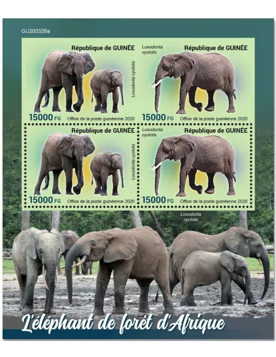 n° 10792/10793 - Timbre GUINEE Poste