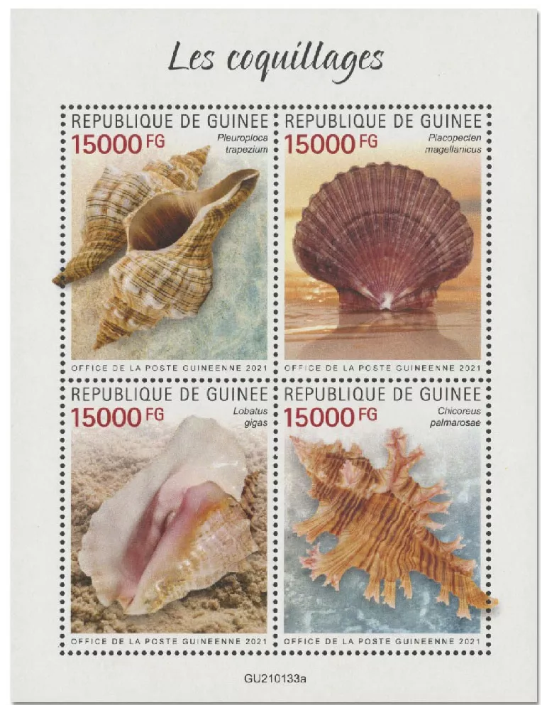 n° 10972/10975 - Timbre GUINEE Poste