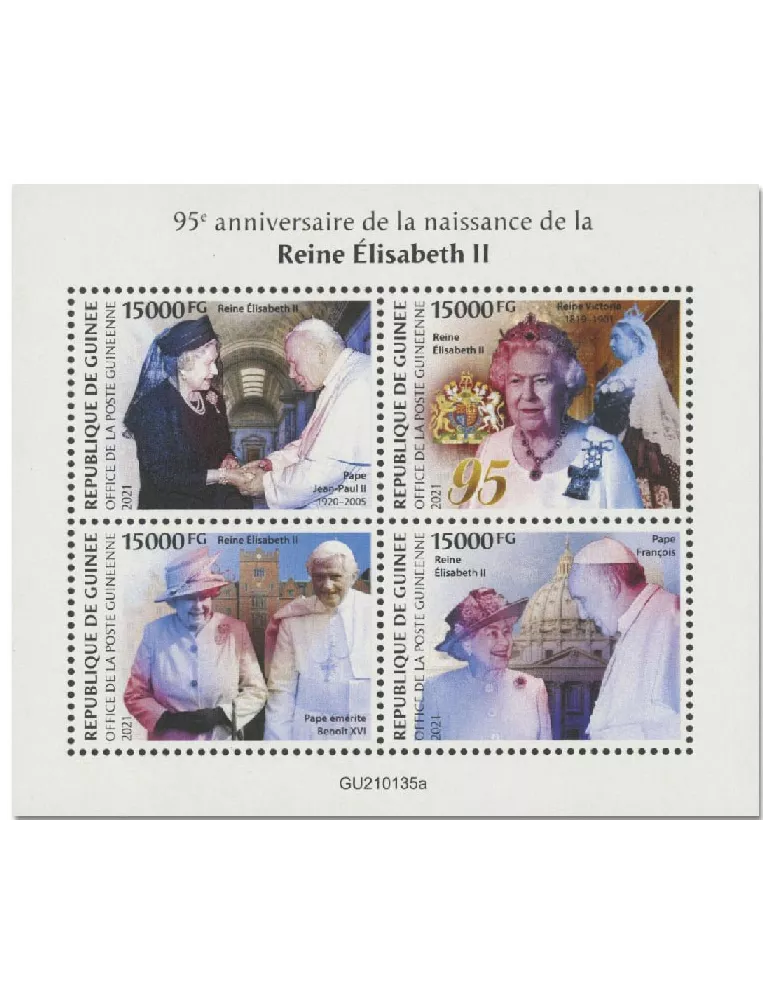 n° 10980/10983 - Timbre GUINEE Poste