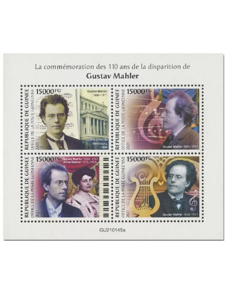 n° 11020/11023 - Timbre GUINEE Poste