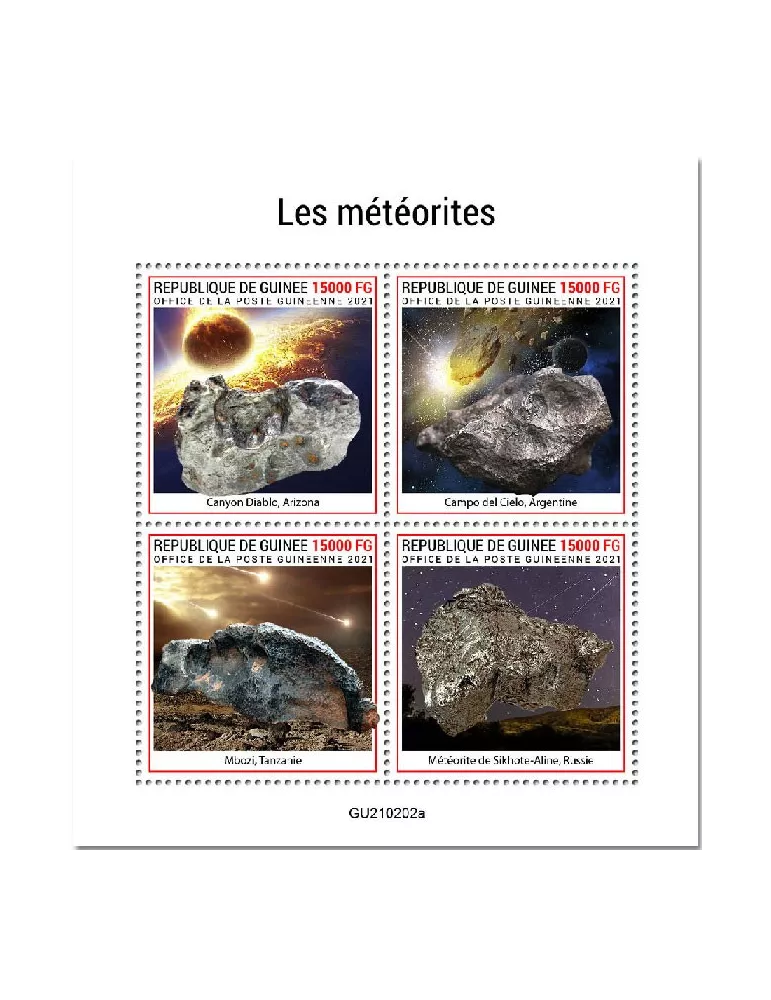 n° 11064/11067 - Timbre GUINEE Poste