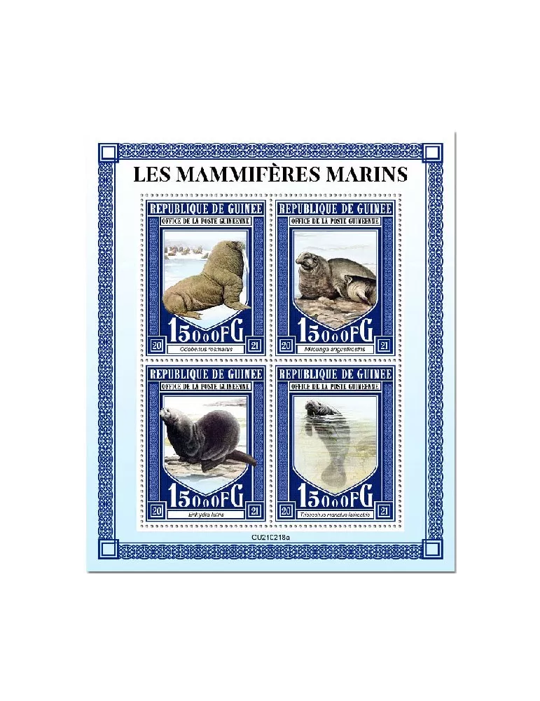 n° 11128/11131 - Timbre GUINEE Poste
