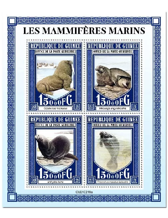 n° 11128/11131 - Timbre GUINEE Poste