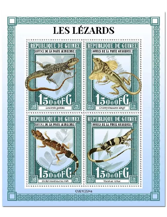 n° 11152/11155 - Timbre GUINEE Poste