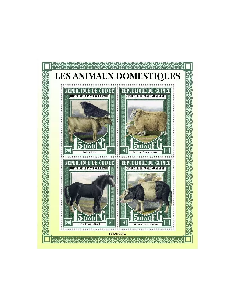 n° 11156/11159 - Timbre GUINEE Poste