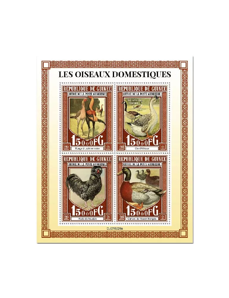 n° 11160/11163 - Timbre GUINEE Poste