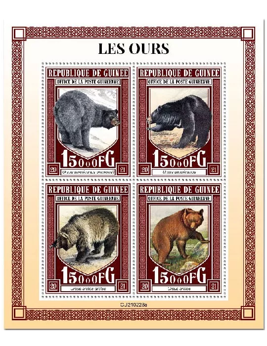 n° 11168/11171 - Timbre GUINEE Poste