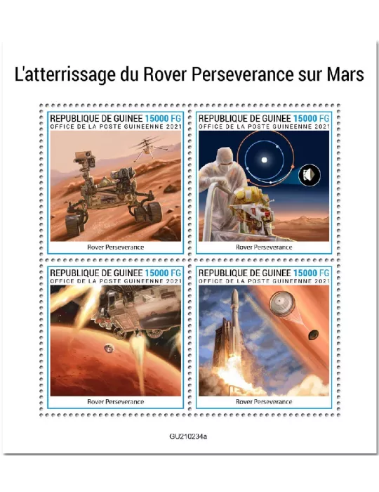 n° 11192/11195 - Timbre GUINEE Poste