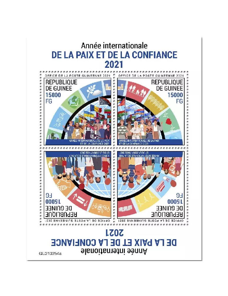 n° 11272/11275 - Timbre GUINEE Poste