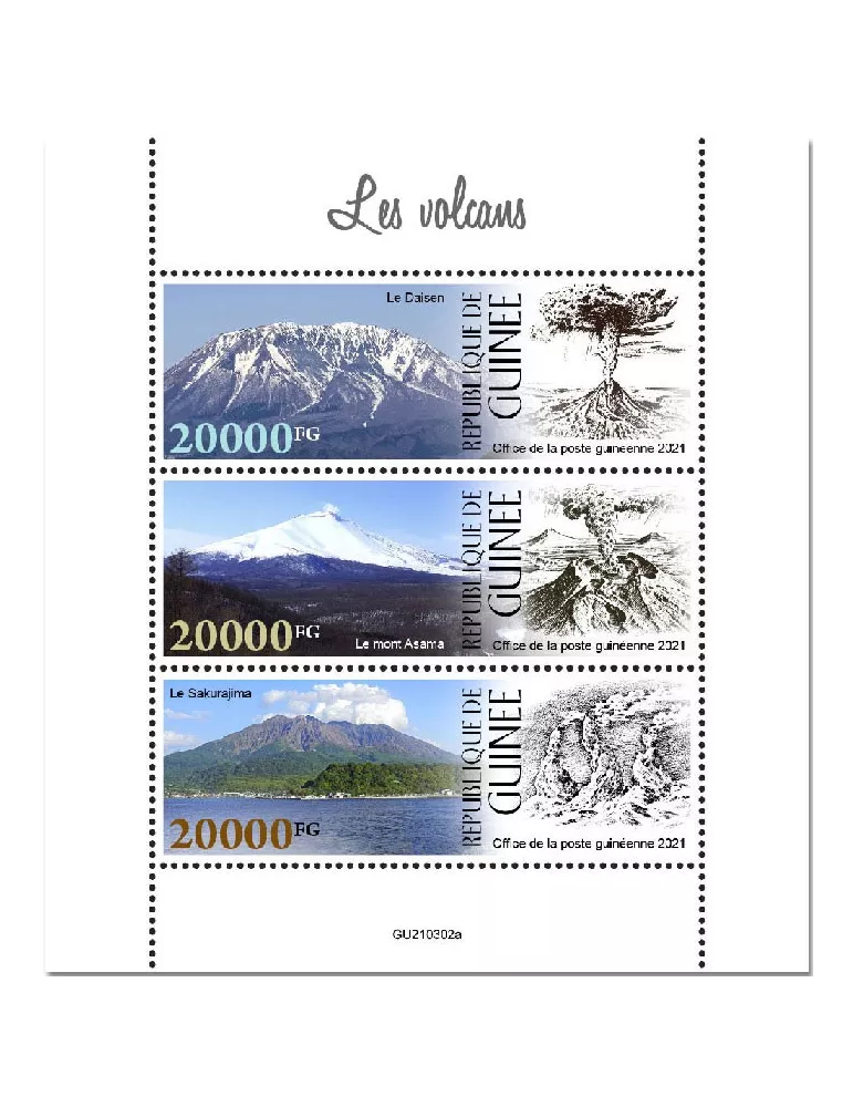 n° 11351/11353 - Timbre GUINEE Poste
