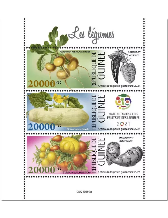 n° 11371/11373 - Timbre GUINEE Poste
