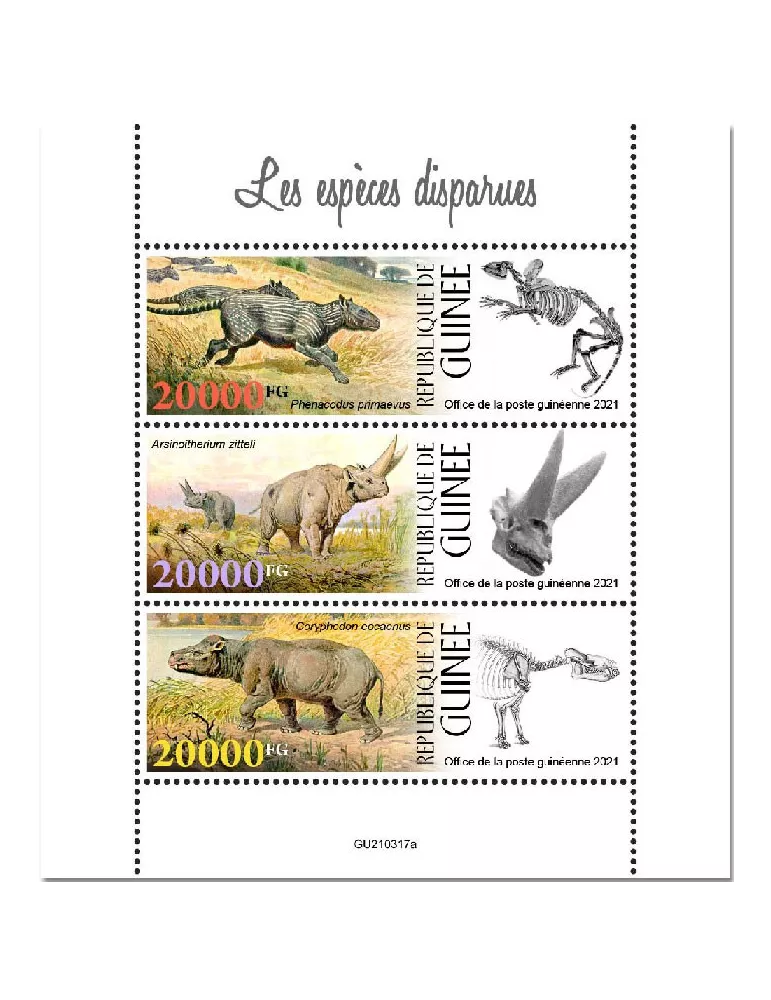 n° 11401/11403 - Timbre GUINEE Poste