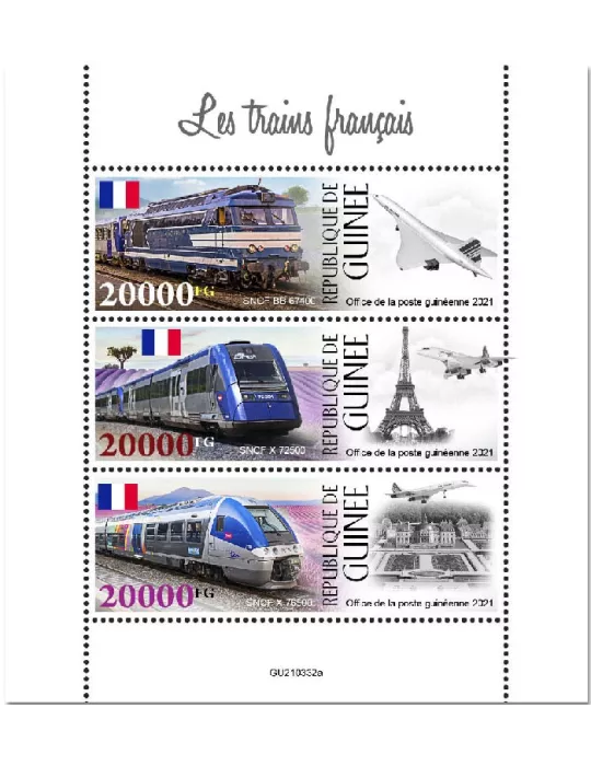 n° 11420/11422 - Timbre GUINEE Poste