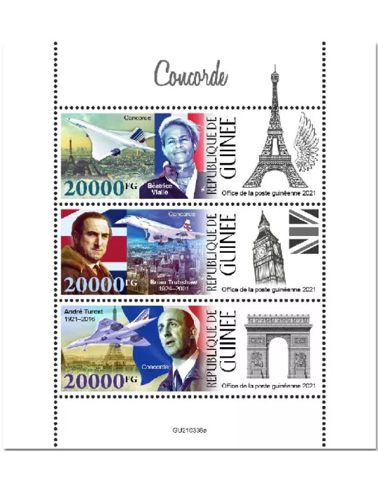 n° 11432/11434 - Timbre GUINEE Poste