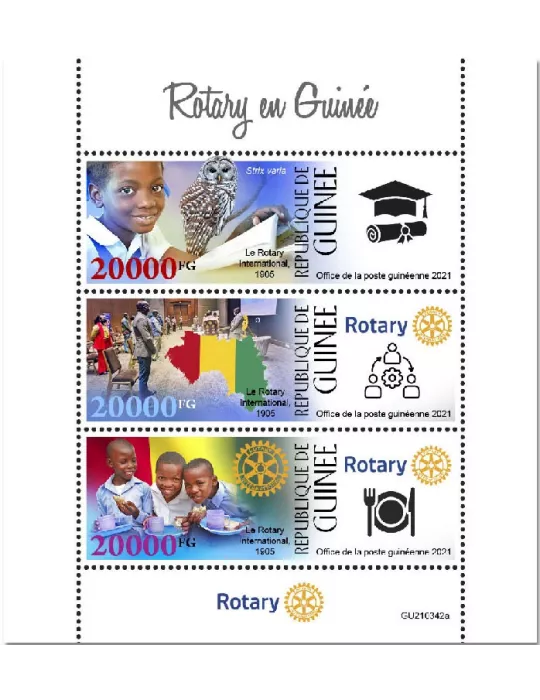 n° 11450/11452 - Timbre GUINEE Poste