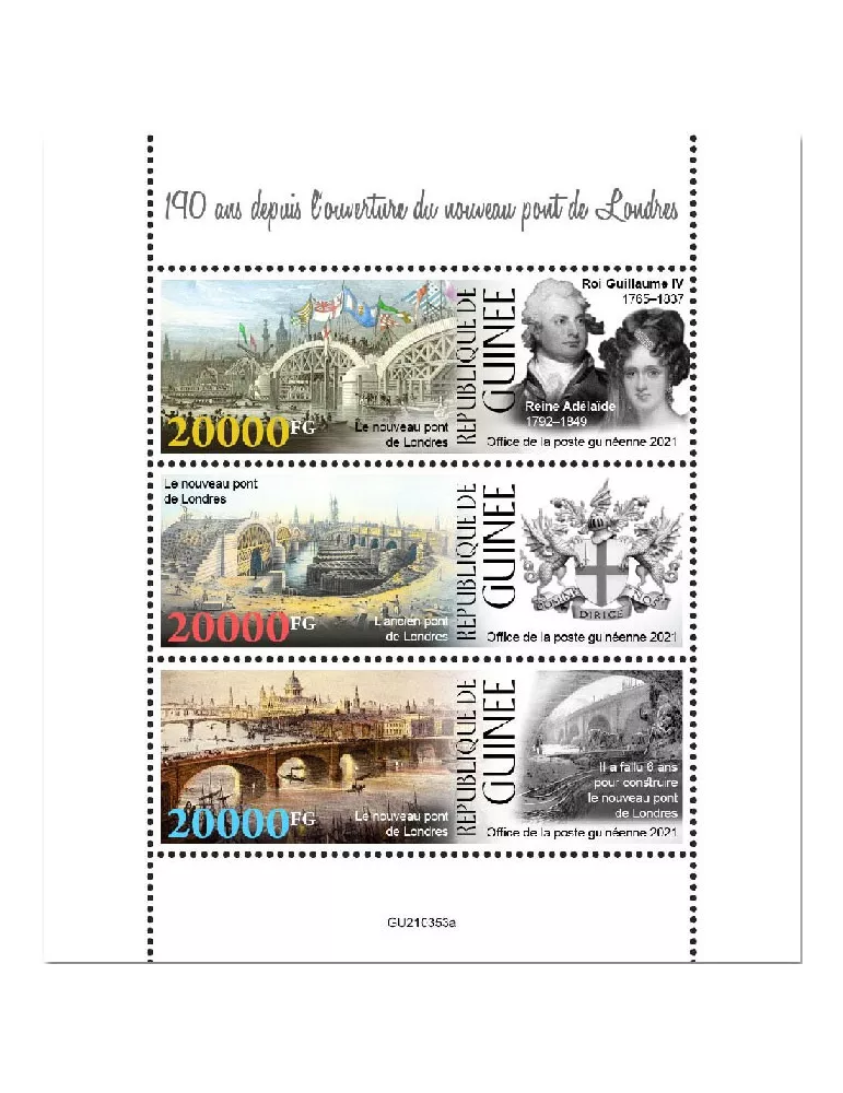 n° 11486/11488 - Timbre GUINEE Poste