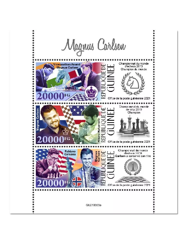 n° 11495/11497 - Timbre GUINEE Poste