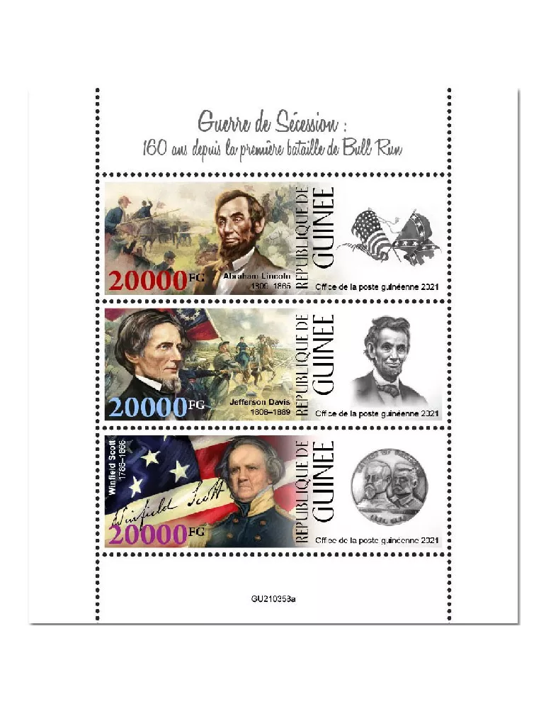 n° 11501/11503 - Timbre GUINEE Poste