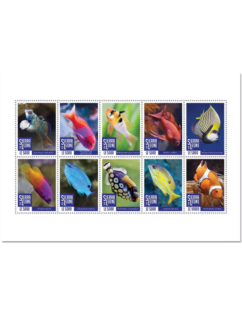 n° 10021/10030 - Timbre SIERRA LEONE Poste