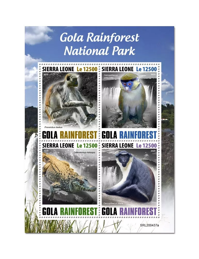 n° 10085/10088 - Timbre SIERRA LEONE Poste