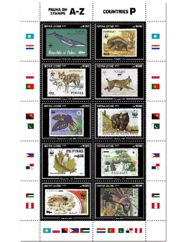 n° 10145/10154 - Timbre SIERRA LEONE Poste