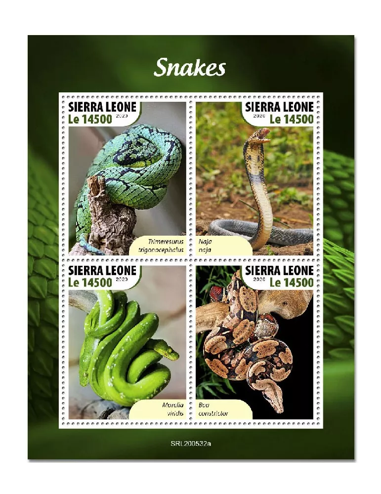 n° 10307/10310 - Timbre SIERRA LEONE Poste