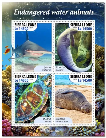 n° 10355/10358 - Timbre SIERRA LEONE Poste